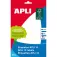 Apli 53x100mm Aufkleber