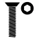 Revtec M4x10 flat head screw 10 units