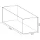Softee Figura acolchada Rectangle 120x30x30cm