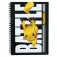 Mad monkey Pokemon Battle Pikachu a5-notesbog