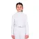 Equestro Basic Competition Zip junior långärmad polo