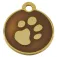 Imarc Placa per a mascotes Circle 2x2 cm