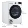 LG RH18U8AVCW front loading dryer