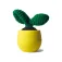 Mustard Crochet cacti julepynt