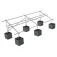 JBM Concrete Base Solar Panel Support