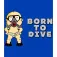Kruskis Born To Dive 반팔 티셔츠