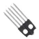 Imersion Five Prongs Inox Plastic Moulded Tridentti